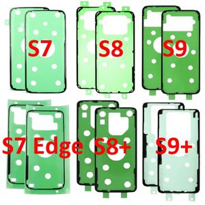 2Pcs 전화 뒷면 배터리 유리 커버 스티커 접착 테이프 삼성 갤럭시 S6 S7 가장자리 S8 S9 S10 S10E 참고 5 7 8 9 10 플러스