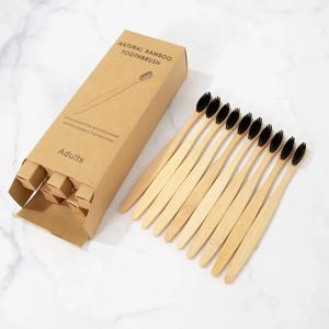 10PCS 다채로운 칫솔 천연 대나무 칫솔 세트 부드러운 강모 숯 치아 에코 대나무 칫솔 치과 구강 케어