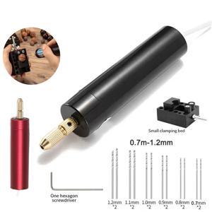 휴대용 미니 전기 드릴 핸드 로터리 세트 조각사 펜 쥬얼리 도구 에폭시 수지 만들기 DIY 목재 공예