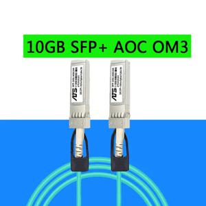 10G SFP+ AOC 케이블 OM3 10GBASE 활성 광 SFP 케이블 Cisco Huawei MikroTik HP Intel Dell과 호환되는 고속