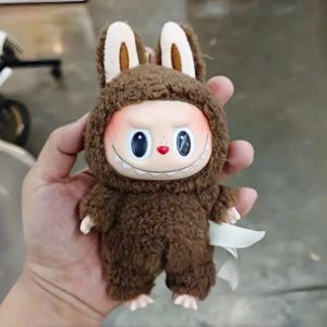 핫세일 1:1 레플리카 고품질 귀여운 라푸푸 몬스터즈 장난감 심장 마카롱 카와이 피규어 모델 가방 키체인 장식 선물 장난감