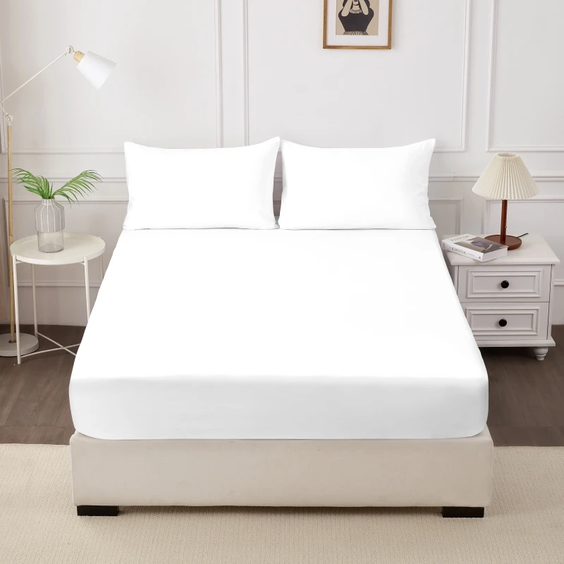 Kuup 고품질 장착 시트 90/180/150x200 Cm 매트리스 커버 탄성 밴드 침대 시트 퀸 킹 사이즈 베개 커버 없음