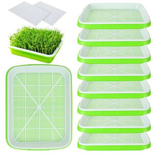 Microgreens Sprouter 트레이 수경/싹 식물 원예 수경 시스템 트레이 정원 보육 화분에 대한 발아 트레이