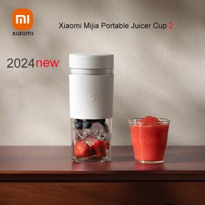 2024 새로운 XIAOMI MIJIA 휴대용 Juicer 2, 300ml 무선 전기 Juicing 컵 미니 스무디 블렌더 신선한 주스 메이커 기계