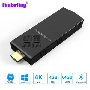 T5B 쿼드 코어 인텔 Z8350 미니 Pc 컴퓨터 Windows 10 듀얼 밴드 2.4G 및 5.8G Wifi 4Gb Ram 64Gb Rom Win 10 스틱 PC