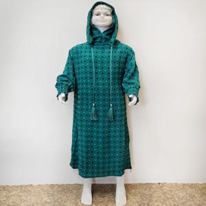 Eid 키즈 코튼기도 의류 드레스 이슬람 소녀 긴 Khimar Hijab 터키 Abaya 드레스 이슬람 드레스 전체 커버 가운 라마단