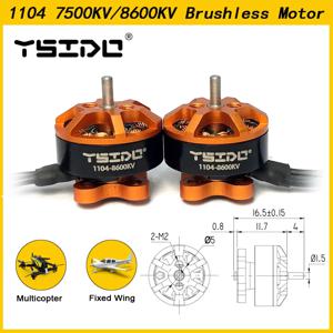 4Pcs YSIDO 1104 7500KV 8600KV RC 드론 용 브러시리스 모터 90-110mm FPV 레이싱 멀티 로터 쿼드 콥터 알파 A75 Beta75X Crux3