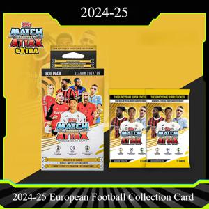 Panini 2024-25 축구 스타 카드 TOPPS MATCH ATTAX 유럽 챔피언십 축구 스타 컬렉션 카드 박스 팬 생일 선물