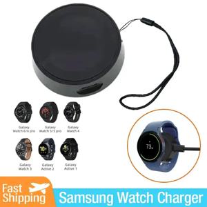 무선 시계 충전기 케이블 삼성 Galaxy Watch 6/5 Classic Pro/4/3 Active/2 고속 충전 도크 용 휴대용 충전 유형 C