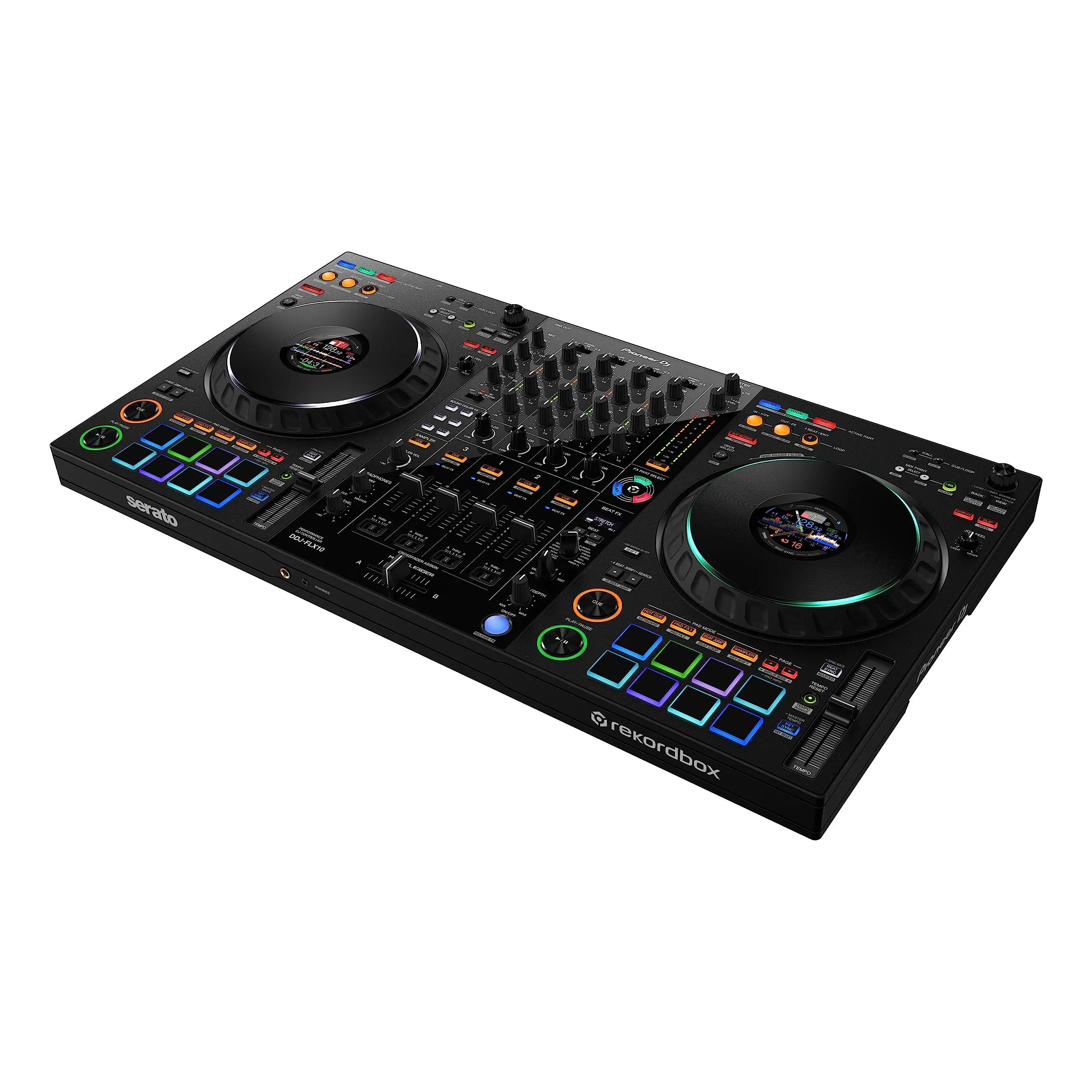 빠르게 판매되는 새로운 Pioneer DJ DDJ-FLX10 4데크 DJ 컨트롤러 인증 오픈 박스