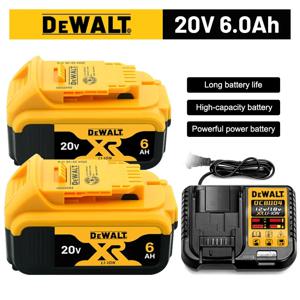 새로운 100% 원래 6Ah 20V 원래 Dewalt 전동 공구 배터리 DCB206 20V 18.0Ah 배터리 DCB206 20V 배터리 DCB205 DCB200
