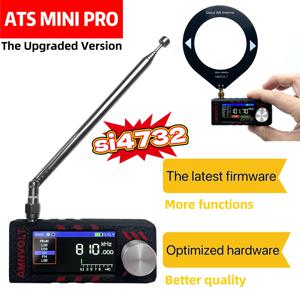 업그레이드 버전 AMNVOLT ATS MINI V3 SI4732 풀 밴드 DSP 라디오, 포켓 수신기 FM AM MW SW SSB, 헤드폰 앰프 Hi-Z 포함