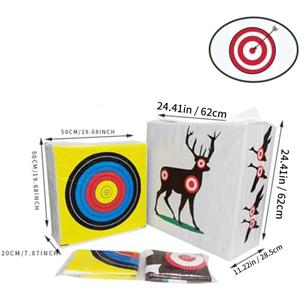 A65I 범위 양궁 가방 대상 교체 커버 2면 운반하기 쉬운 야외 스포츠용 범위 양궁 대상 커버B