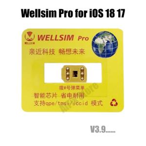 iPhone iOS 18 17용 QPE Esim Intel 모드가 포함된 최신 Wellsim Pro 접착제 버전