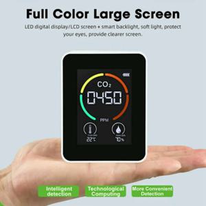 3 In 1 LCD CO2 측정기 공기 품질 온도 이산화탄소 감지기 자동 교정 400-5000PPM PPM 공기 품질 모니터