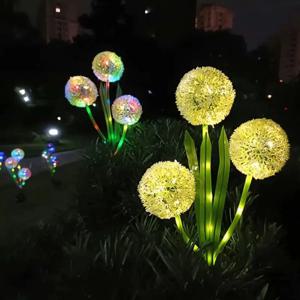 태양 조명 야외 정원 장식, 태양 정원 조명 마당에 대 한 야외 LED 방수 태양 조명과 장식 민들레