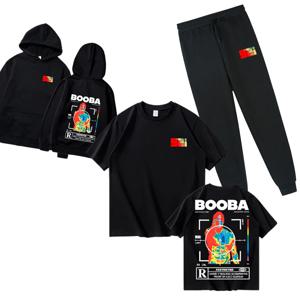 B2O 후드 티 남성 패션 92i 프린트 코튼 반팔 티셔츠 스웨터 여성 캐주얼 스웨트 팬츠 Hoody Pullovers Sudaderas