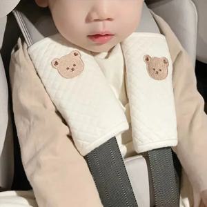 만화 자동차 안전벨트 커버 아동 유아 어깨 패드 안전 스트랩 쿠션 자동차 스타일링 안전벨트 어깨 보호대 하네스 쿠션