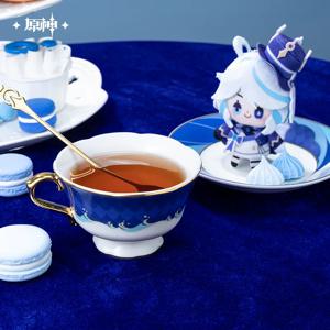 Genshin Impact Fushen 기념일 스페셜 에디션 애프터눈 티 컵 세트 Funina 테마 수집품 ACG 장식 팬용