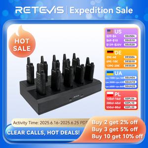 10 Pcs 도매 미니 워키 토키 Retevis 충전식 워키 토키 양방향 라디오 RT622 PMR446 라디오 호텔 레스토랑 소매