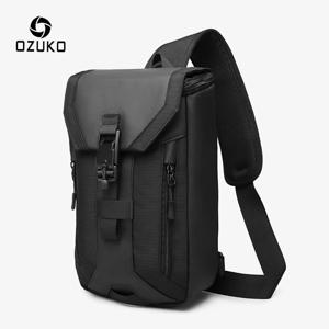 OZUKO 남성용 멀티 레이어 크로스 바디 백, 고품질 방수 숄더백, 10 대 남성 메신저 백, 슬링 백, 신제품