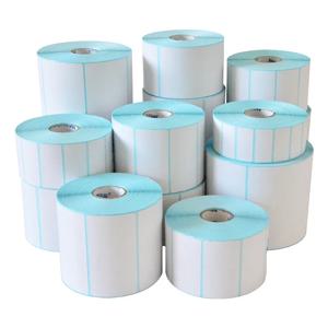 열 라벨 스티커 용지 슈퍼마켓 가격 빈 바코드 라벨 직접 인쇄 방수 인쇄 용품 800pcs/롤 접착제