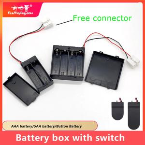 ON-OFF 스위치가있는 3V/6V 배터리 홀더 셀 배터리 소켓/보관함 배터리 케이스 커버 모델 기차 철도 전원 공급 장치 도구