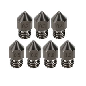 1.75mm MK8 3D 프린터 Anet A8 A8 + Ender 3 3S Pro V2 CR10 3D 프린터 부품 용 경화 강철 노즐 압출기 인쇄 헤드