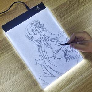 3 레벨 디 밍이 가능한 Led 드로잉 복사 패드 보드 아기 장난감 A4 창의력 그림 교육 장난감 어린이 선물 용품