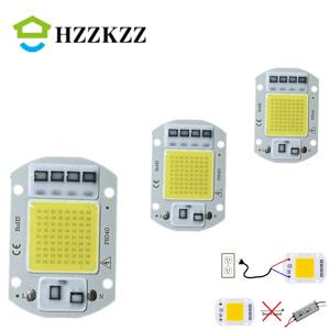 HZZKZZ AC110V 220V 필요 없음 드라이버 LED 칩 20W 30W 50W COB 칩 LED 램프 구슬 홍수 빛 스포트라이트 Lampada DIY 조명