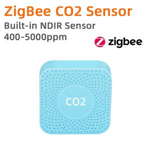 ZigBee-Tuya CO2 센서 NDIR 고정밀 스마트 홈 연결된 Co2 감지기, 공기 모니터 가정용 스마트 라이프 앱