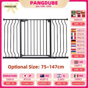 어린이 안전 장벽 Childproof Gate 75~147cm 어린이 계단 장벽으로부터 압력 장착형 아기 안전 게이트 보호