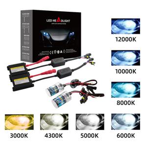 크세논 H7 35W 55W 슬림 밸러스트 키트 HID 크세논 헤드라이트 전구 12V H1 H3 H11 h7 크세논 hid 키트 4300k ​​6000k 할로겐 램프 교체