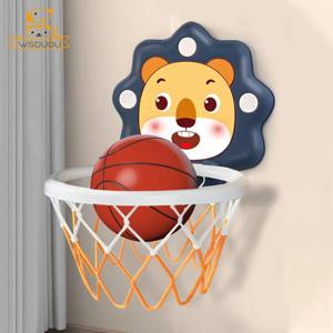 풍선 공 벽 마운트와 어린이 농구 후프 드릴 없음 접이식 실내 놀이 흡입 컵 스포츠 게임 장난감 소년 유아 선물