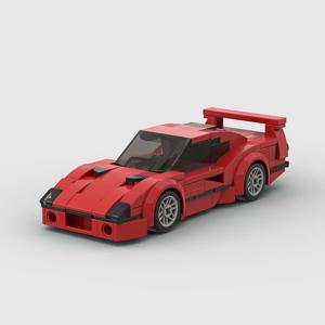 197 Pcs Moc 속도 챔피언 스포츠 레이서 자동차 도시 차량 빌딩 블록 소년을위한 크리 에이 티브 차고 장난감