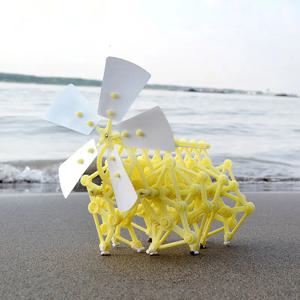어린이/성인 DIY 장난감 손으로 발명한 로봇 크리 에이 티브 풍력 에너지 구동 기계 퍼즐 교육 장난감 선물