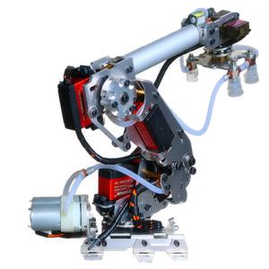 Arduino 로봇 Mindustrial 로봇 모델 프로그래밍 가능한 로봇 팔용 대형 흡입 공기 펌프가있는 7 Dof 조작기 로봇 팔
