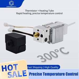 Hotend 업데이트 키트 Ender 3 V3 SE 가열 블록 키트 Ender3 V3 Se 3D 프린터 용 스테인레스 스틸 목구멍 고온 프린트 헤드