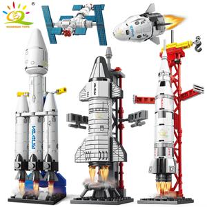 MOC Aerospaces 유인 로켓 공예 발사 센터 우주 우주선 항공 도시 빌딩 블록 모델 벽돌 키트 세트 아이디어