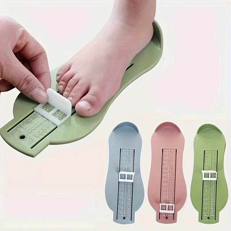 아기 발 눈금자 어린이 발 길이 측정 장치 어린이 신발 계산기 어린이 유아 신발 피팅 게이지 도구