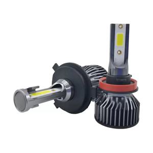 H4 H11 H7 LED 자동차 헤드라이트 전구 12000LM 6000K H1 H13 9005 HB3 9006 HB4 헤드램프 변환 키트 어두운 반점 없음