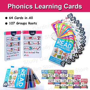 몬테소리 영어 파닉스 학습 카드 어린이를위한 유치원 교육 장난감 교사 교육 보조 Flashcards