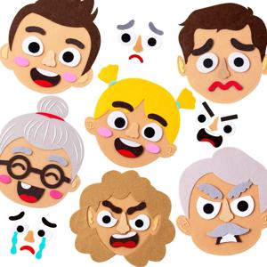 몬테소리 사회 정서적 보드 어린이 및 유아를 위한 감각 장난감, 남학생과 여학생을 위한 감정 학습 활동