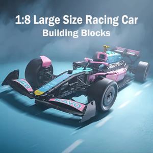 성인용 1768 PCS 레이싱 카 빌딩 블록, 고급 포뮬러 1 모델 자동차 키트 42171, 어린이 STEM 교육 완구와 호환 가능