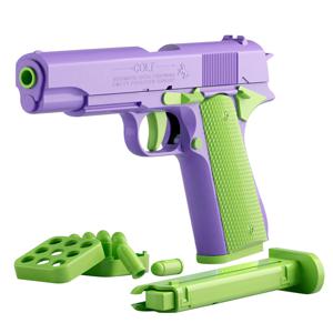 3d 중력 장난감 총 모델은 M1911 권총 사막 독수리 빈로드 행업 3d 인쇄 Fidget 장난감 소년 감압을 쏘지 못합니다