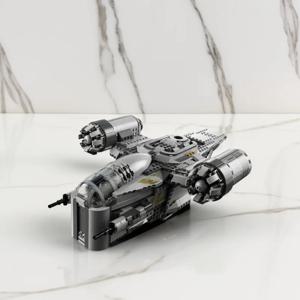 새로운 1023pcs MOC 우주선 모델 빌딩 블록 벽돌 스타 Mandalorian Razor Crest 우주선 어린이 생일 크리스마스 선물