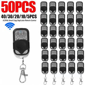 5-50pcs 433MHz 원격 제어 범용 차고 원격 4 버튼 복사기 컨트롤러 차고에 대 한 교체 무선 자동차 키