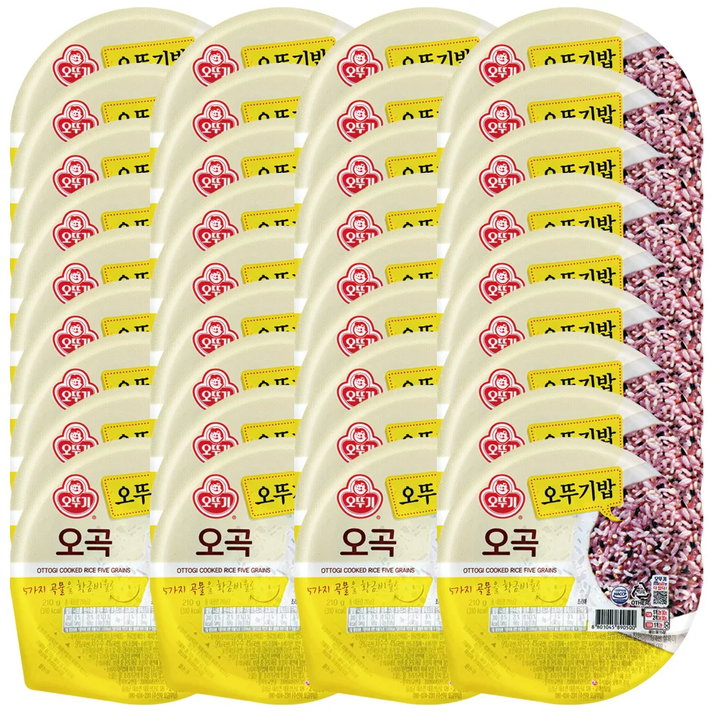 맛있는 오뚜기밥 오곡 210g 36개 즉석밥