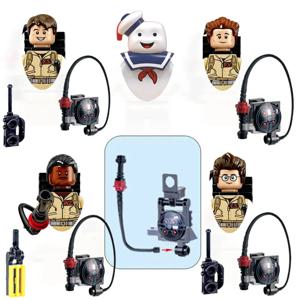 고스트 버스터 영화 미니 인형 그림 고스트 버스터 박사 Raymond Stantz Stay Puft Marshmallow Man 빌딩 블록 아이들을위한 벽돌 장난감