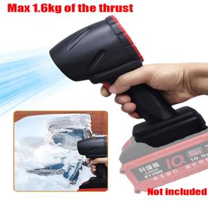 1100W 에어건 터보 제트 팬 1600g 추력 휴대용 폭력 팬 Makita 용 충전식 세차 제설 공기 건조기